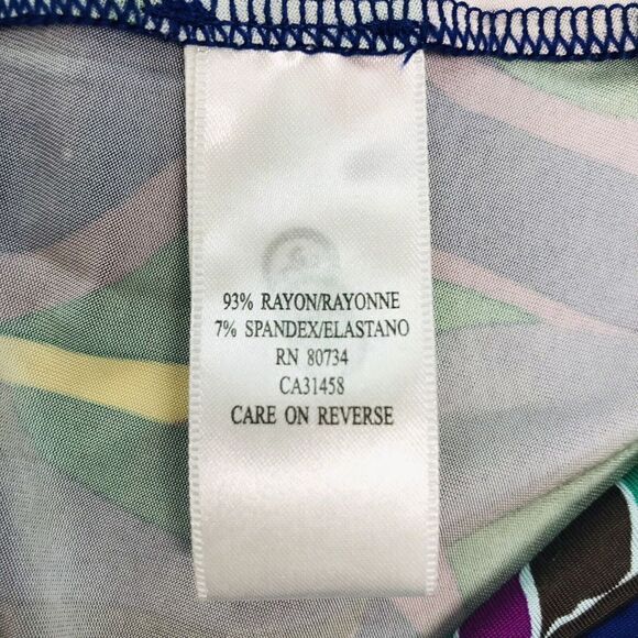 BCBG Maxazria Halter Knit Dress Size XS Multicolored Mini Stretch Open Back - Picture 11 of 16